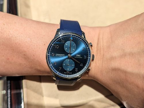 IWCブティックでポルトギーゼラバーストラップを見てきました | だれかの役に立つログ